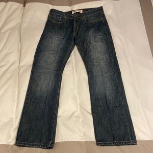 Levi’s dark wash slim straight 31x30 jeans lot no. 514
